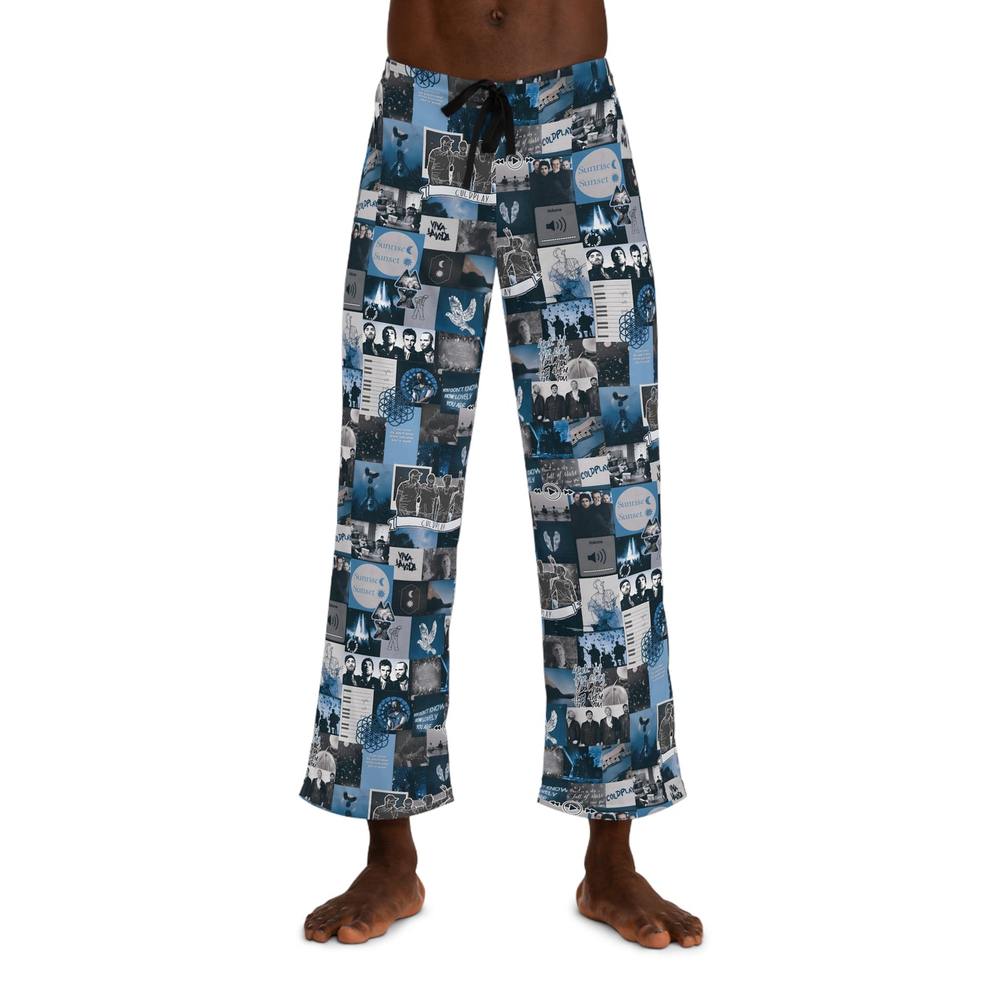 Coldplay Sunrise Sunset Collage Men's Pajama Pants