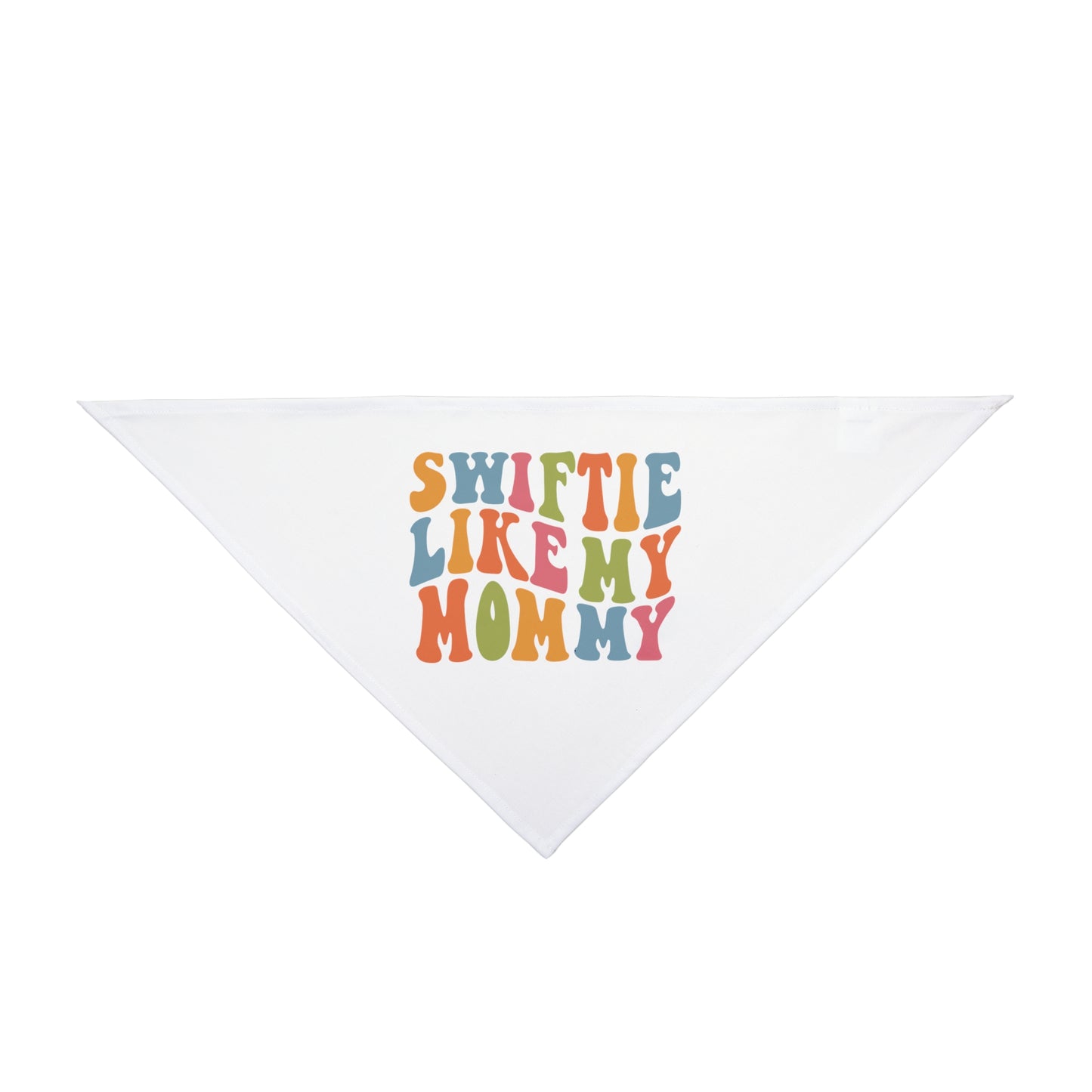 Taylor Swift Swiftie Like My Mommy Pet Bandana