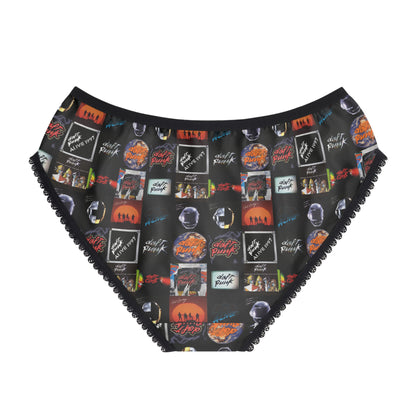 Daft Punk Album Cover Art Collage Women's Briefs Panties