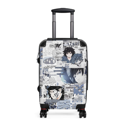 Demon Slayer Giyu Aesthetic Collage Suitcase