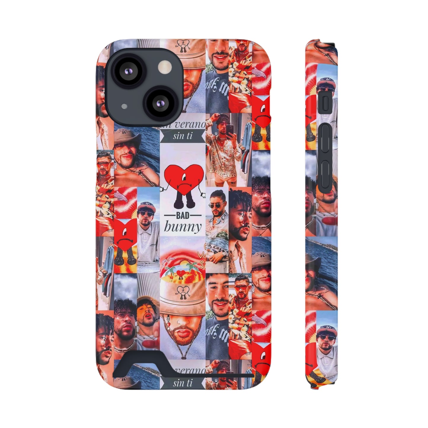 Bad Bunny Un Verano Sin Ti Photo Collage Phone Case With Card Holder