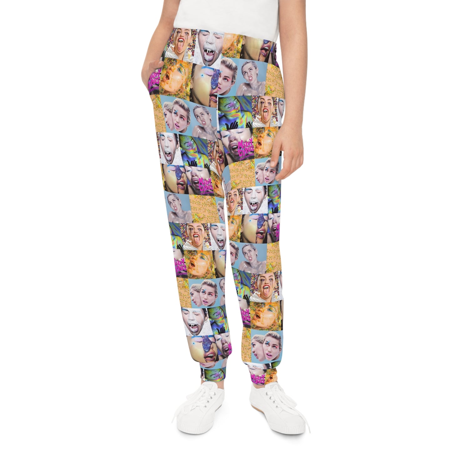 Miley Cyrus & Her Dead Petz Mosaic Youth Joggers