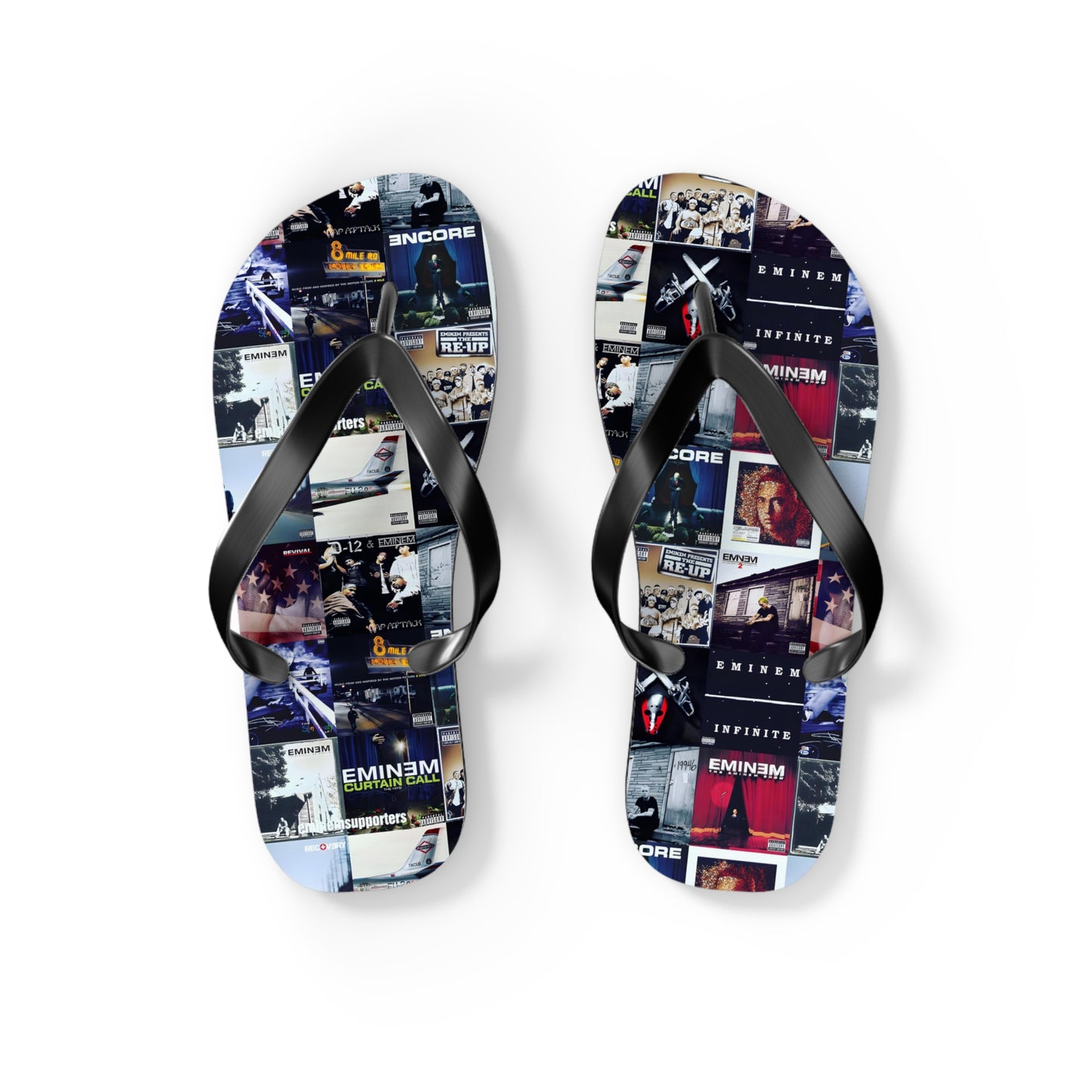 Eminem Album Art Cover Collage Flip Flops