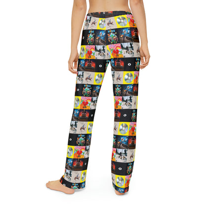 Bad Bunny Album Art Collage Kids Pajama Pants