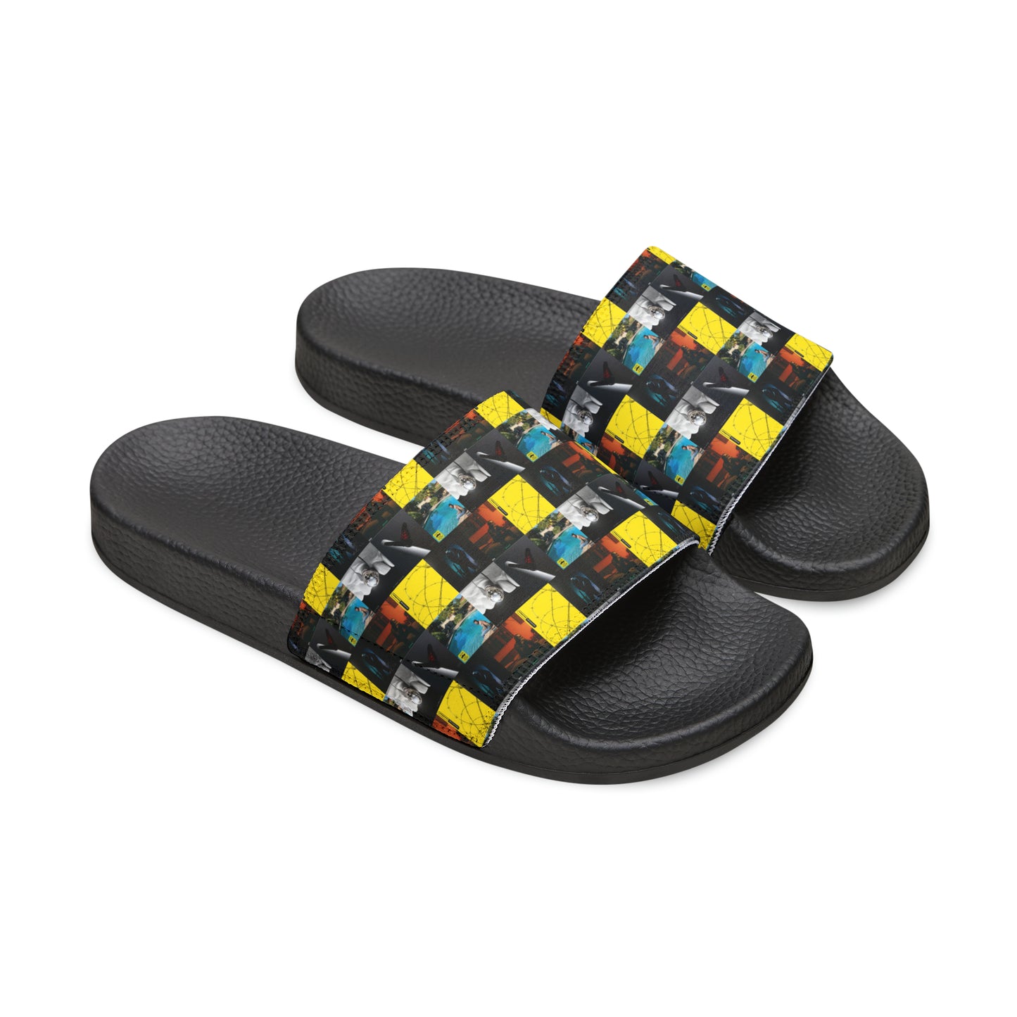 Post Malone Album Art Collage Women's Slide Sandals