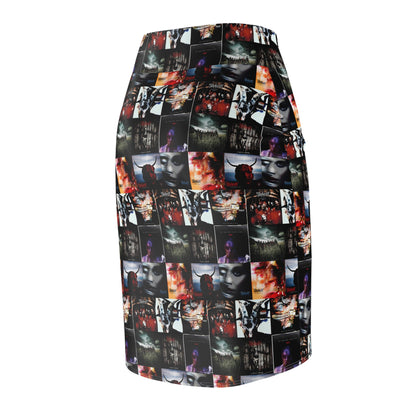 Slipknot Album Art Collage Women's Pencil Skirt