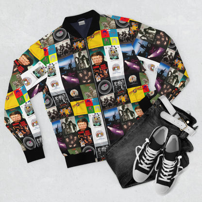 Queen Album Cover Collage Men's Bomber Jacket