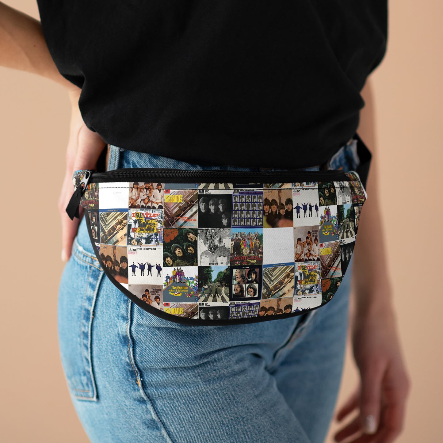 The Beatles Album Cover Collage Fanny Pack