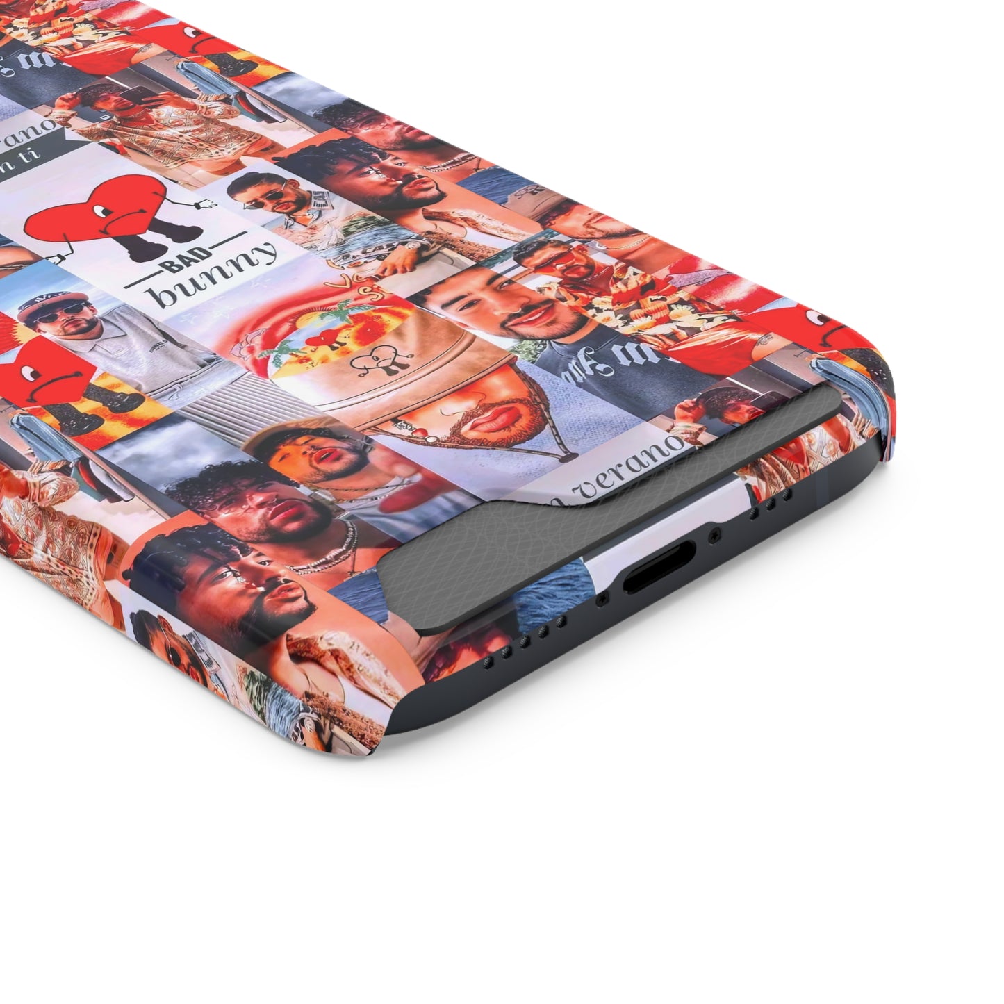 Bad Bunny Un Verano Sin Ti Photo Collage Phone Case With Card Holder