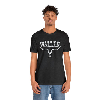 Morgan Wallen White Logo Unisex Jersey Short Sleeve Tee Shirt