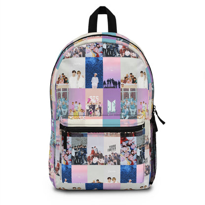 BTS Pastel Aesthetic Collage Backpack