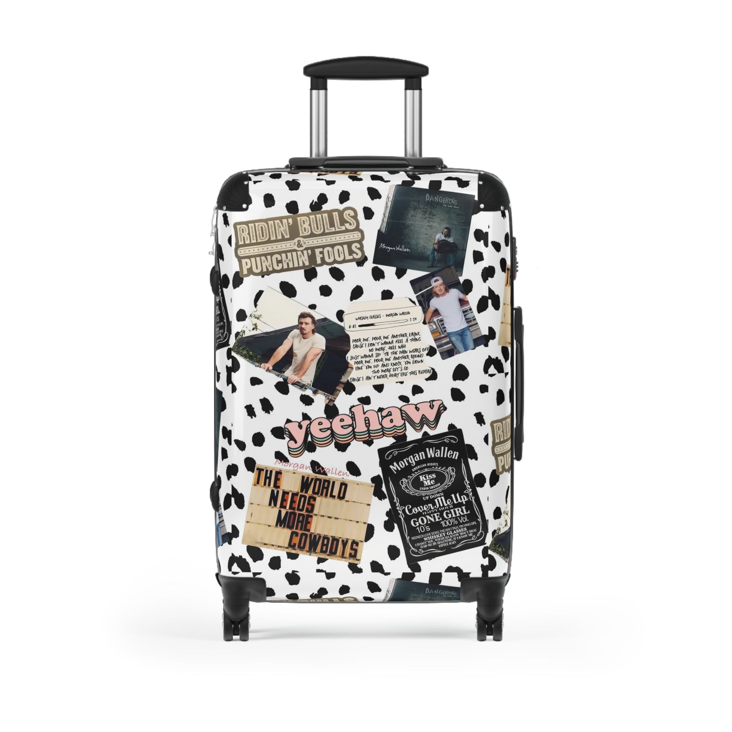 Morgan Wallen Yeehaw Collage Suitcase