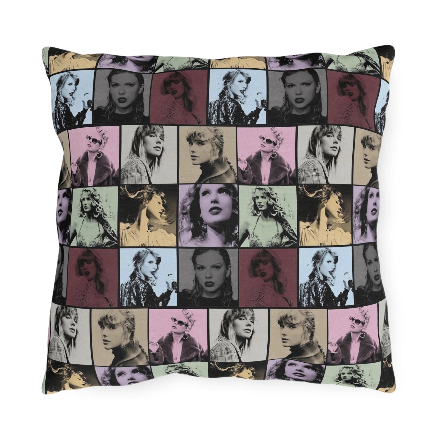 Taylor Swift Eras Collage Outdoor Pillows
