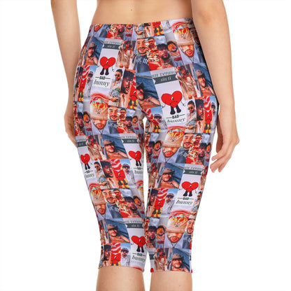 Bad Bunny Un Verano Sin Ti Photo Collage Women's Capri Leggings