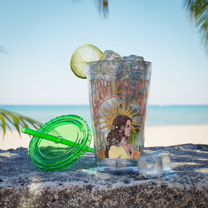 Lana Del Rey Vintage Artwork Sunsplash Tumbler with Straw