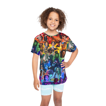 Conan Grey Rainbow Photo Collage Kids Sports Jersey