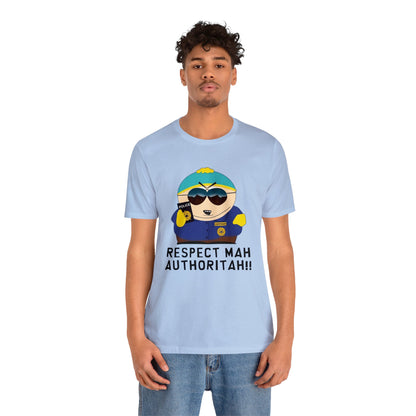 South Park Cartman Respect Mah Autheritah! Unisex Jersey Short Sleeve Tee