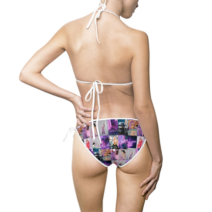 Ava Max Belladonna Photo Collage Women's Bikini Swimsuit