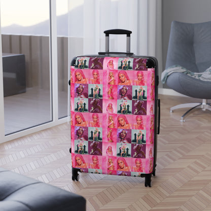 Doja Cat Hot Pink Mosaic Suitcase