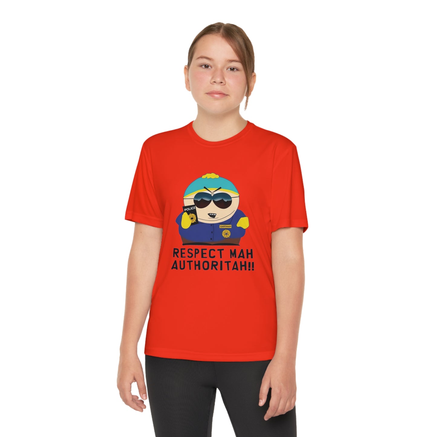 South Park Cartman Respect Mah Autheritah! Youth Competitor Tee