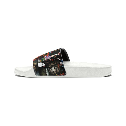 Slipknot Chaotic Album Art Collage Women's Slide Sandals