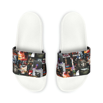 Slipknot Chaotic Album Art Collage Men's Slide Sandals