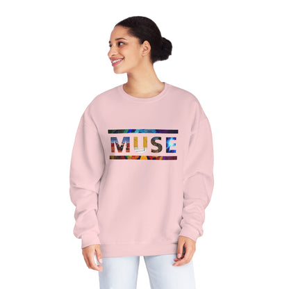 Muse Album Art Letters Unisex NuBlend Crewneck Sweatshirt