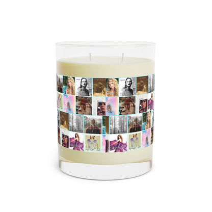 Taylor Swift Album Art Collage Full Glass Scented Candle