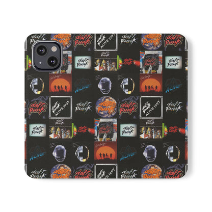 Daft Punk Album Cover Art Collage Phone Flip Case