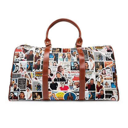 Morgan Wallen Sticker Collage Waterproof Travel Bag