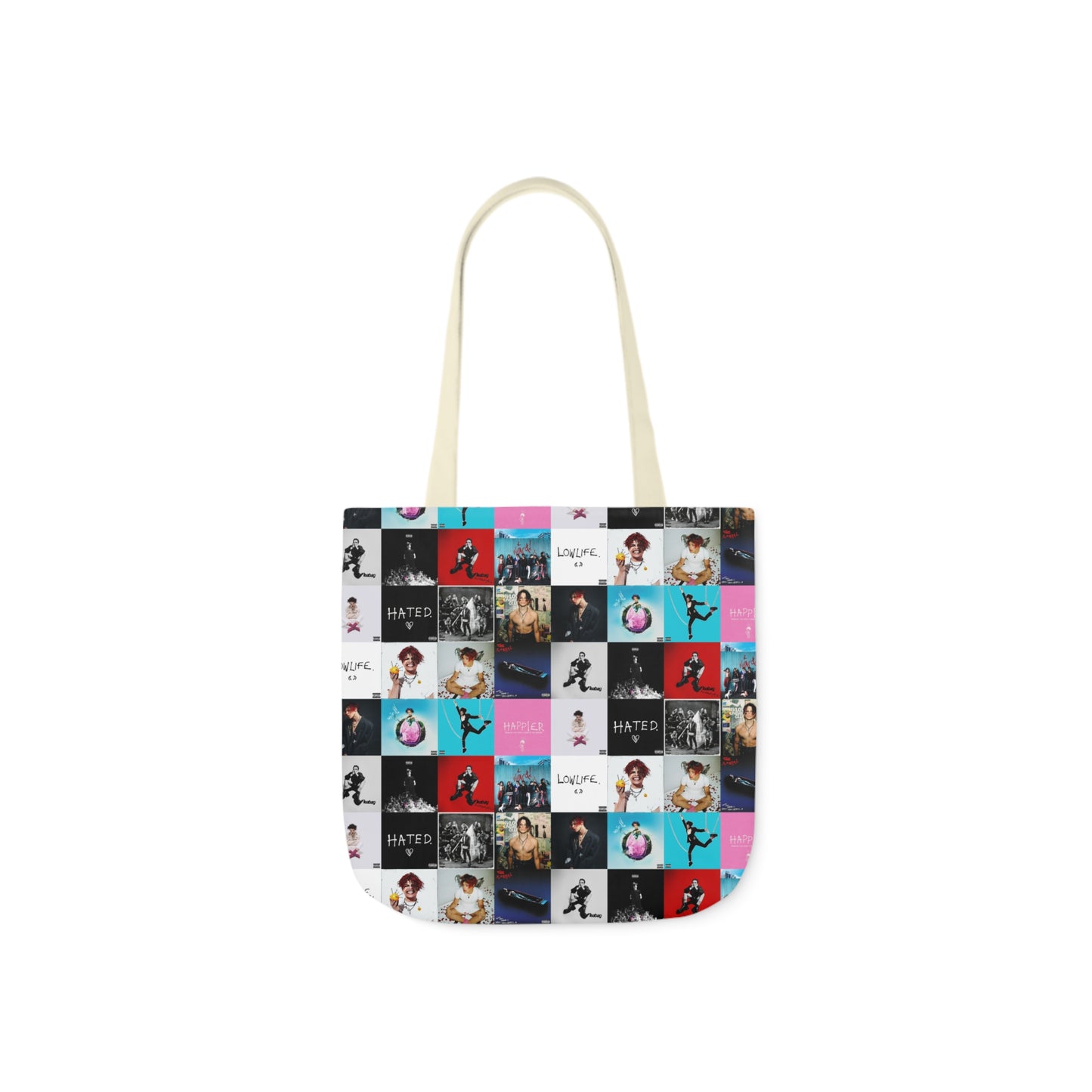 YUNGBLUD Album Cover Art Collage Polyester Canvas Tote Bag