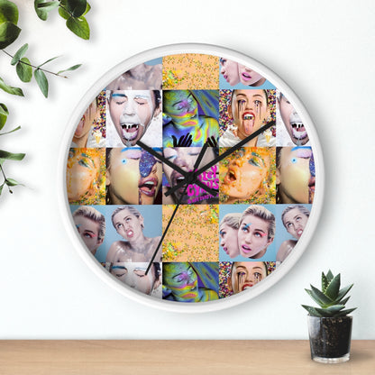 Miley Cyrus & Her Dead Petz Mosaic Wall Clock