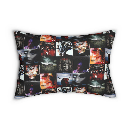 Slipknot Album Art Collage Polyester Lumbar Pillow