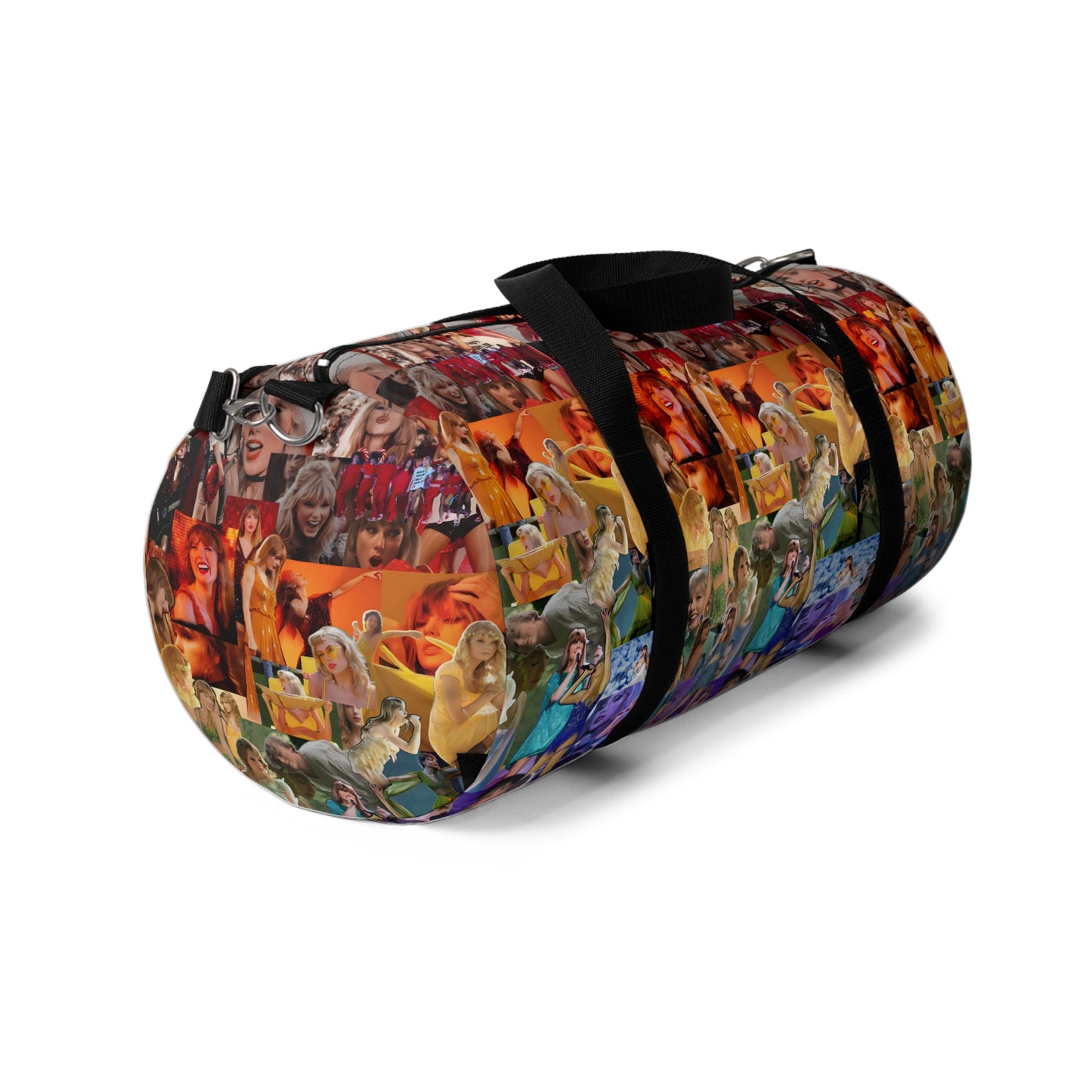 Taylor Swift Rainbow Photo Collage Duffel Bag