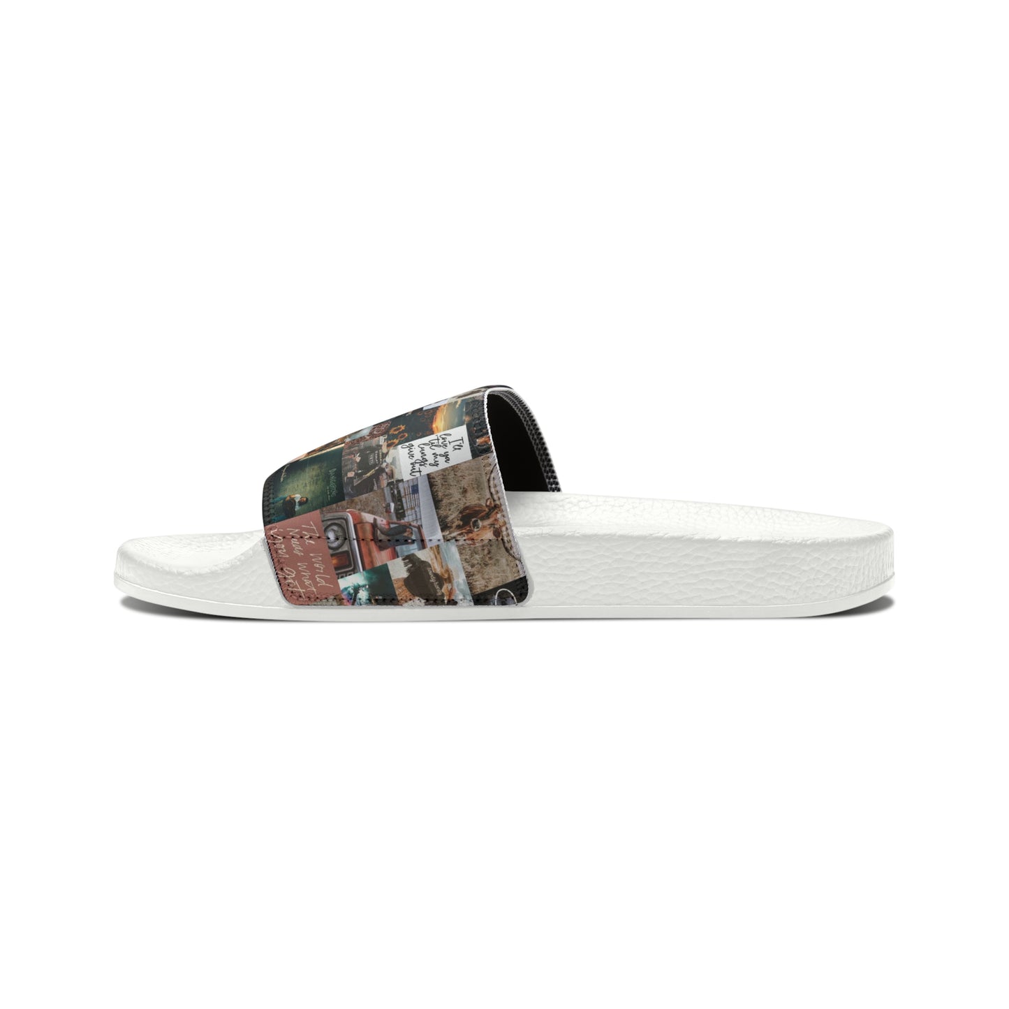 Morgan Wallen Darling You're Different Collage Women's Slide Sandals