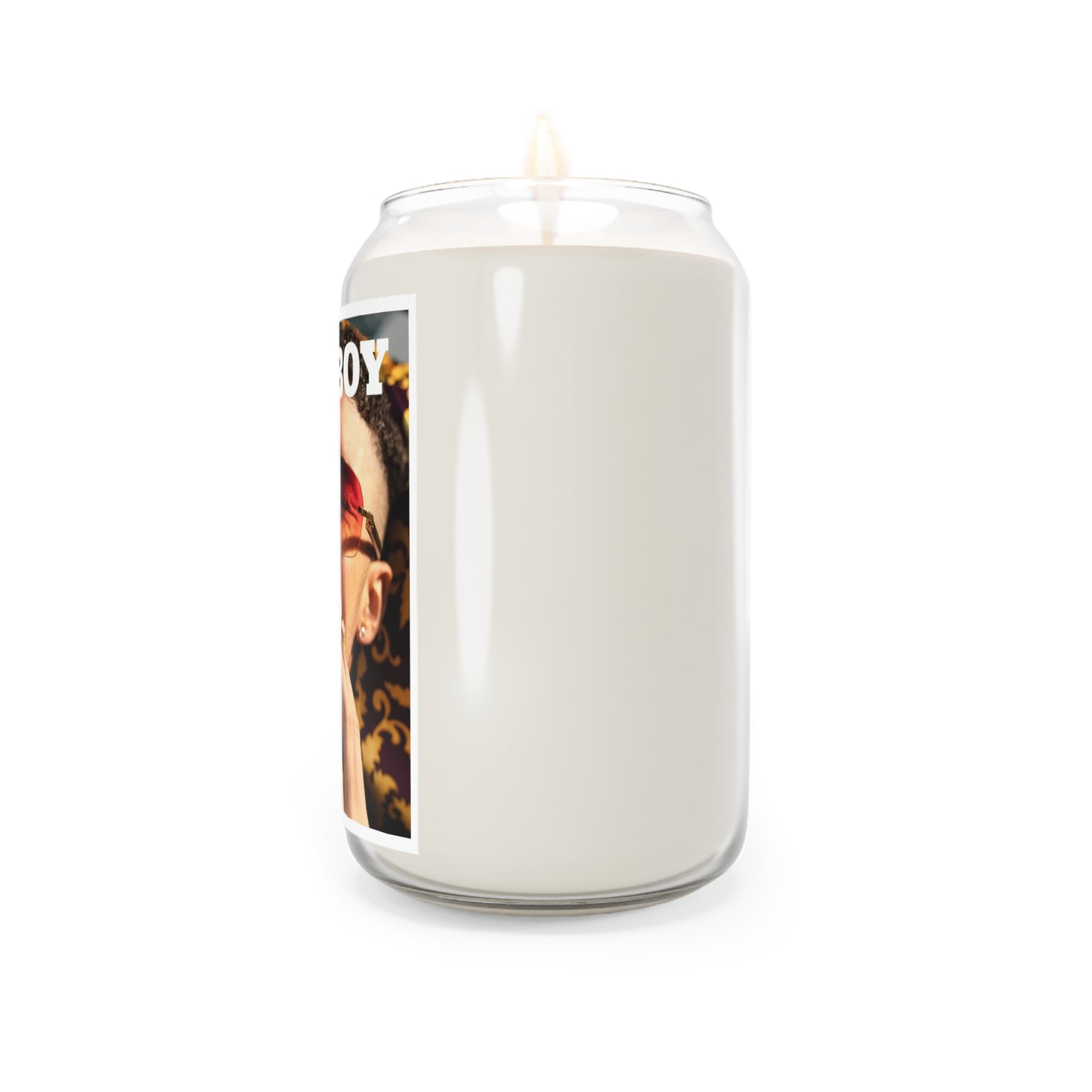 Bad Bunny Playboy Cover Tall Scented Candle