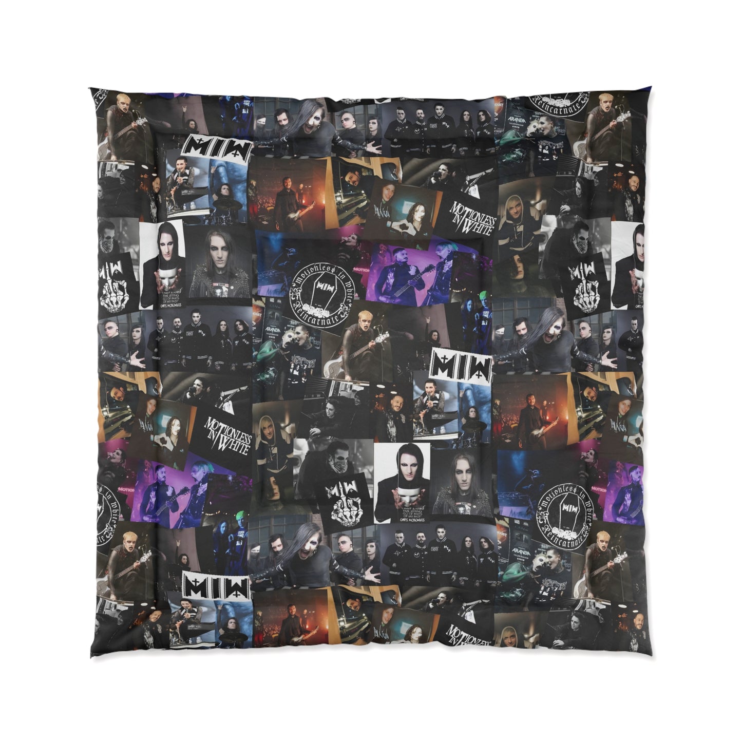 Motionless In White Photo Collage Comforter