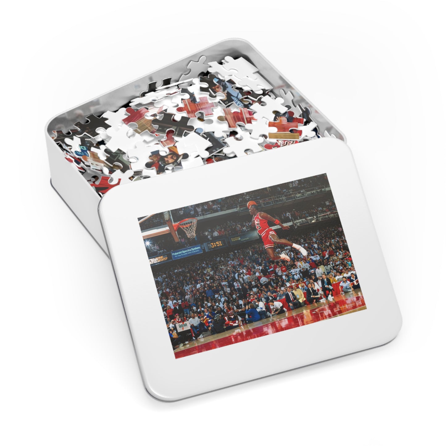 Michael Jordan Free Throw Line Slam Dunk Jigsaw Puzzle (30, 110, 252, 500,1000-Piece)