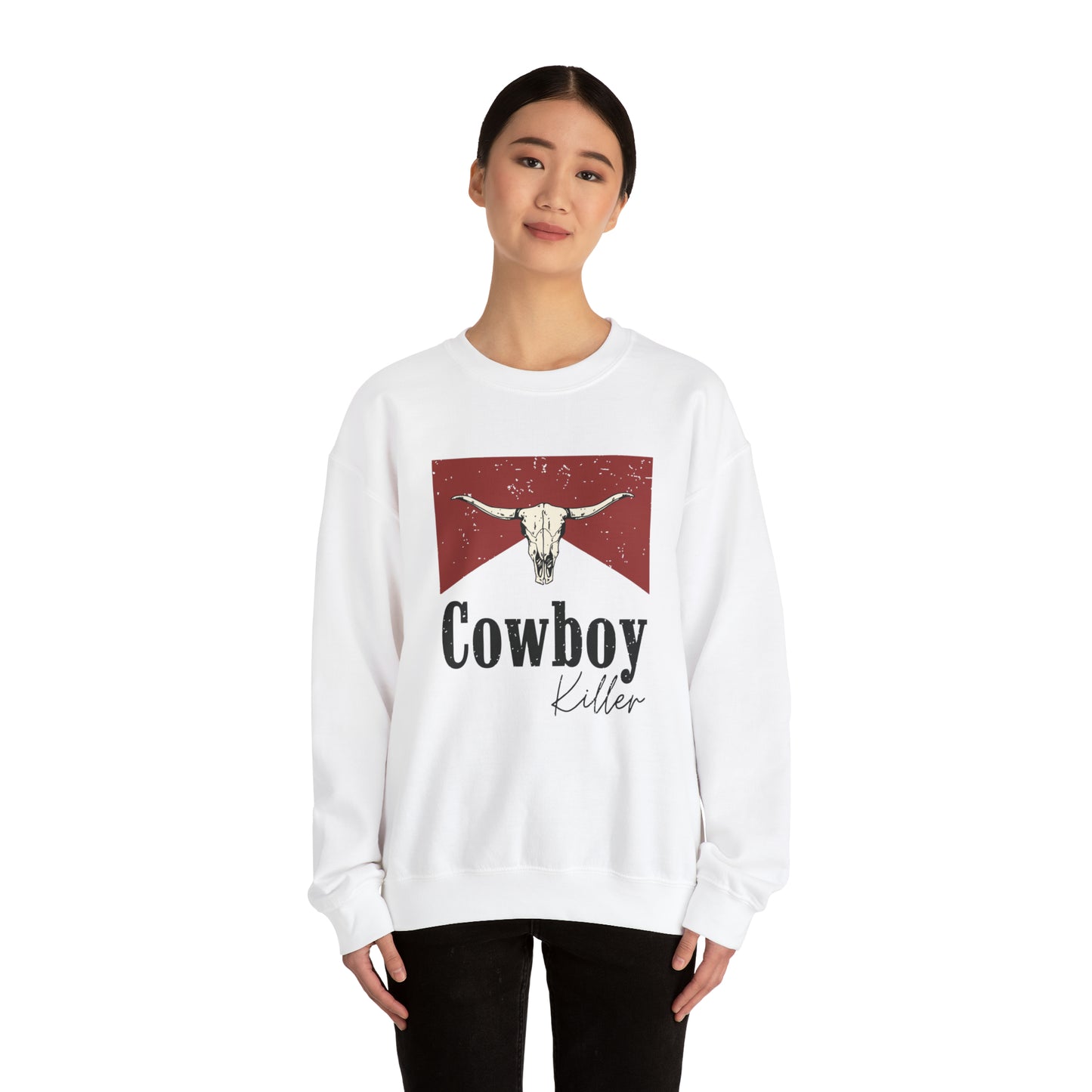 Morgan Wallen Cowboy Killer Unisex Heavy Blend Crewneck Sweatshirt