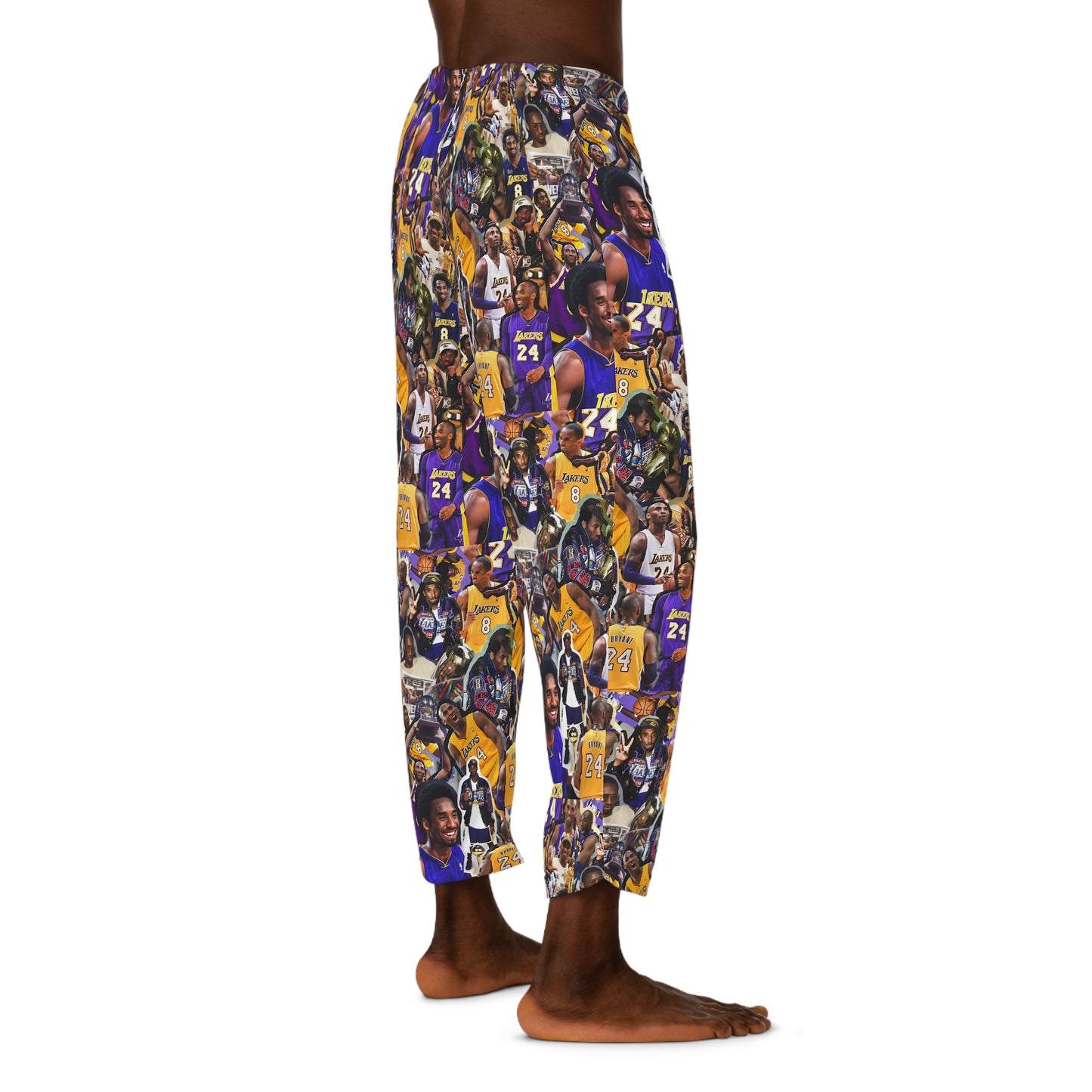 Kobe Bryant Career Moments Photo Collage Men's Pajama Pants