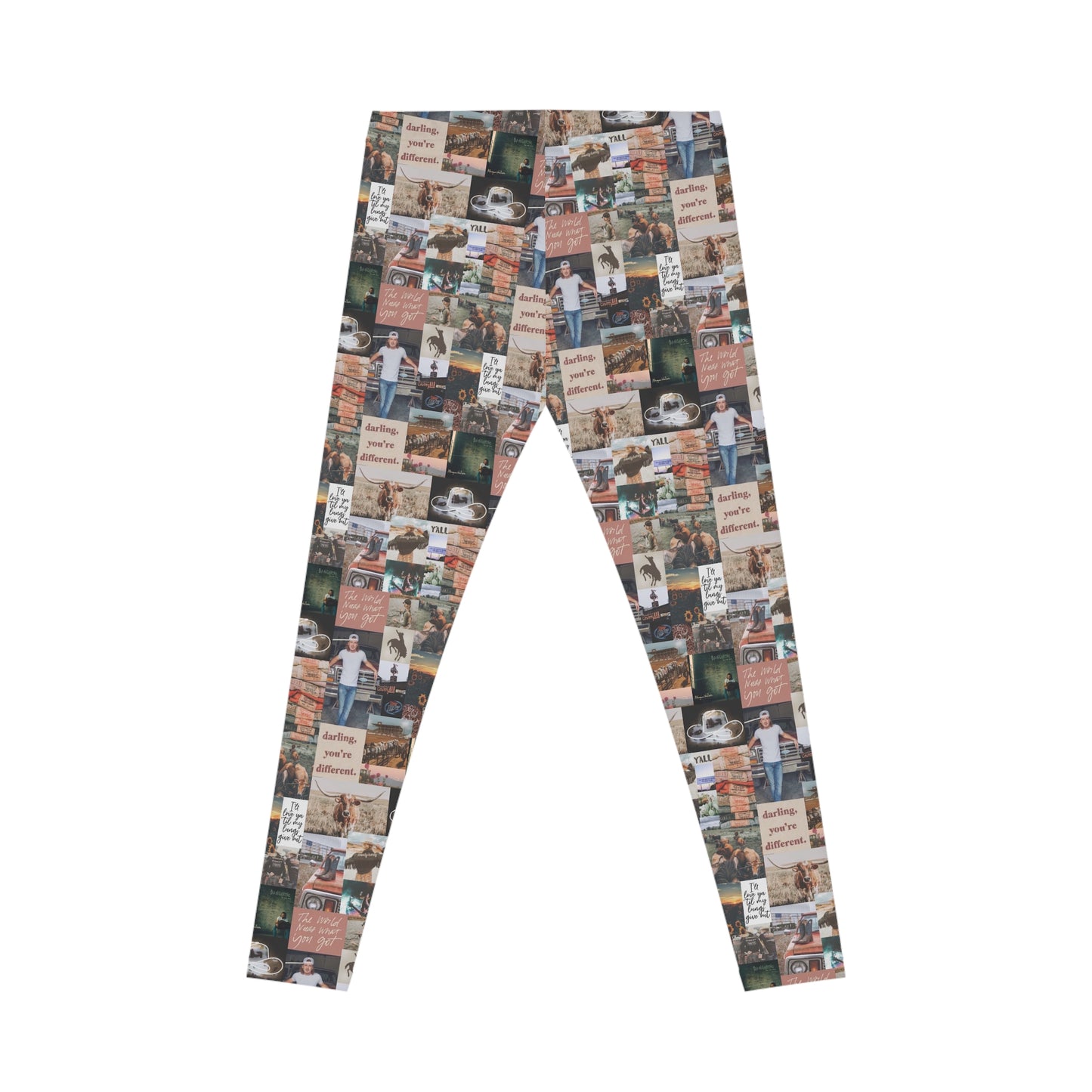 Morgan Wallen Darling You're Different Collage Women's Casual Leggings