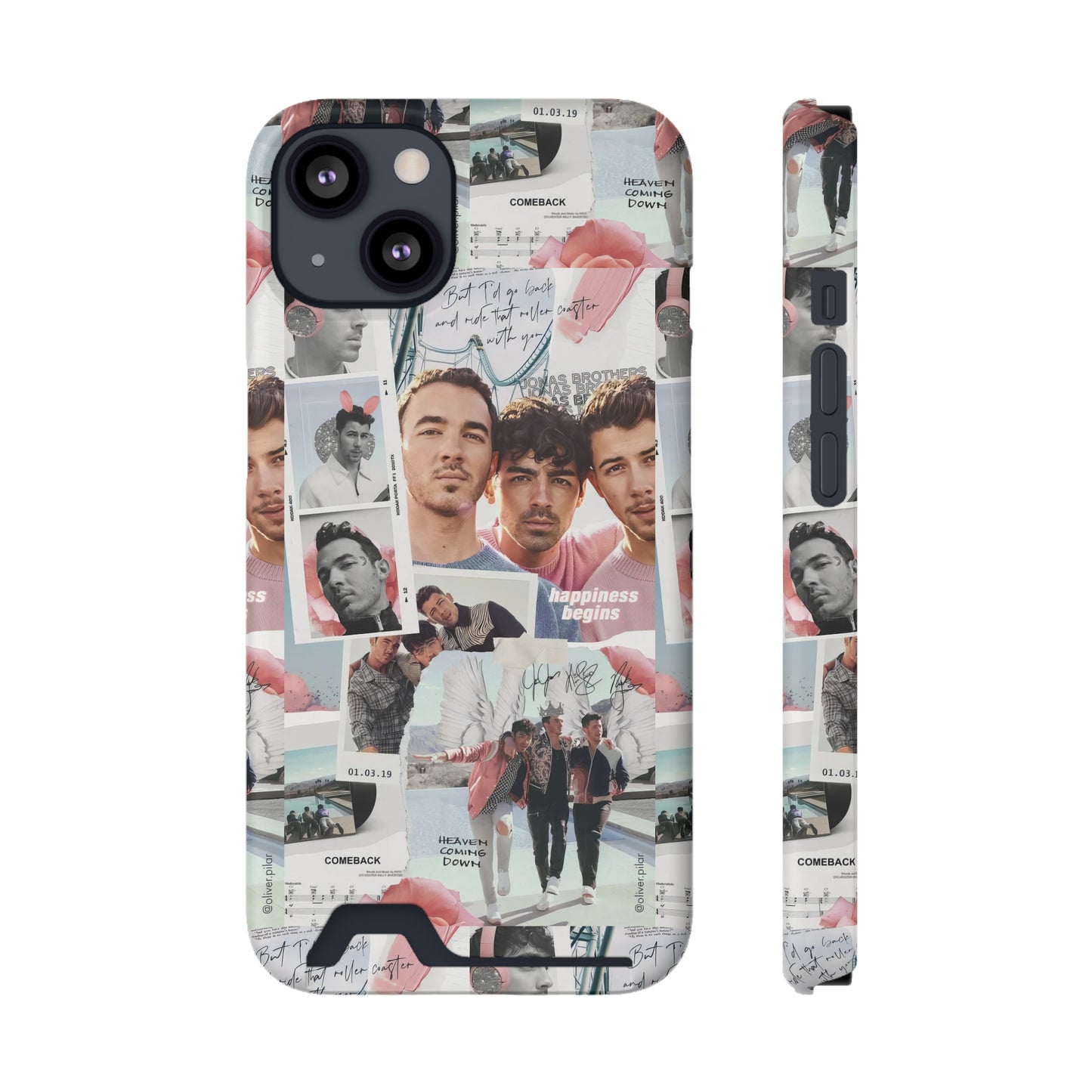 Jonas Brother Happiness Begins Collage Phone Case With Card Holder