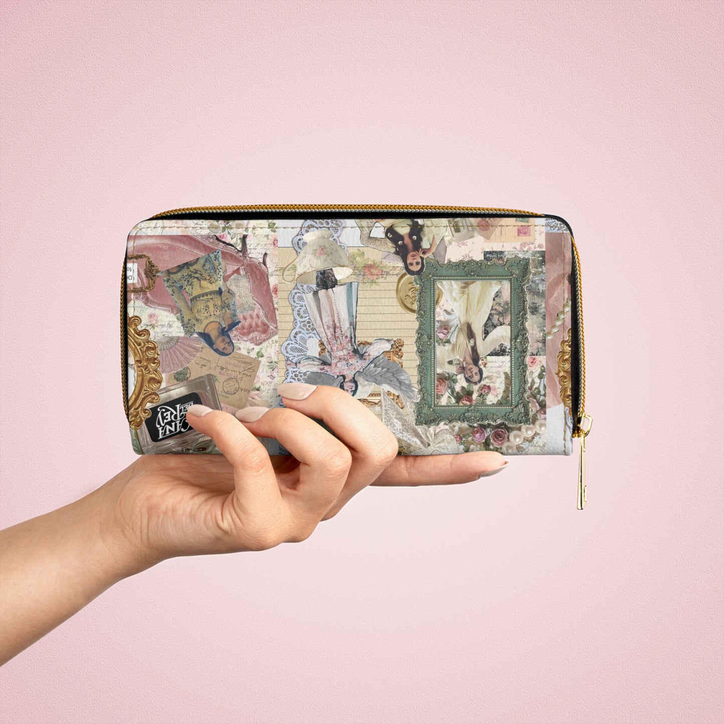 Lana Del Rey Victorian Collage Zipper Wallet