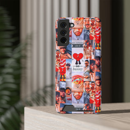 Bad Bunny Un Verano Sin Ti Photo Collage Phone Case With Card Holder