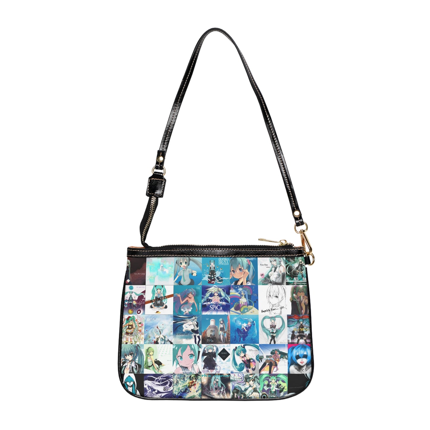 Hatsune Miku Album Cover Collage Small Shoulder Bag