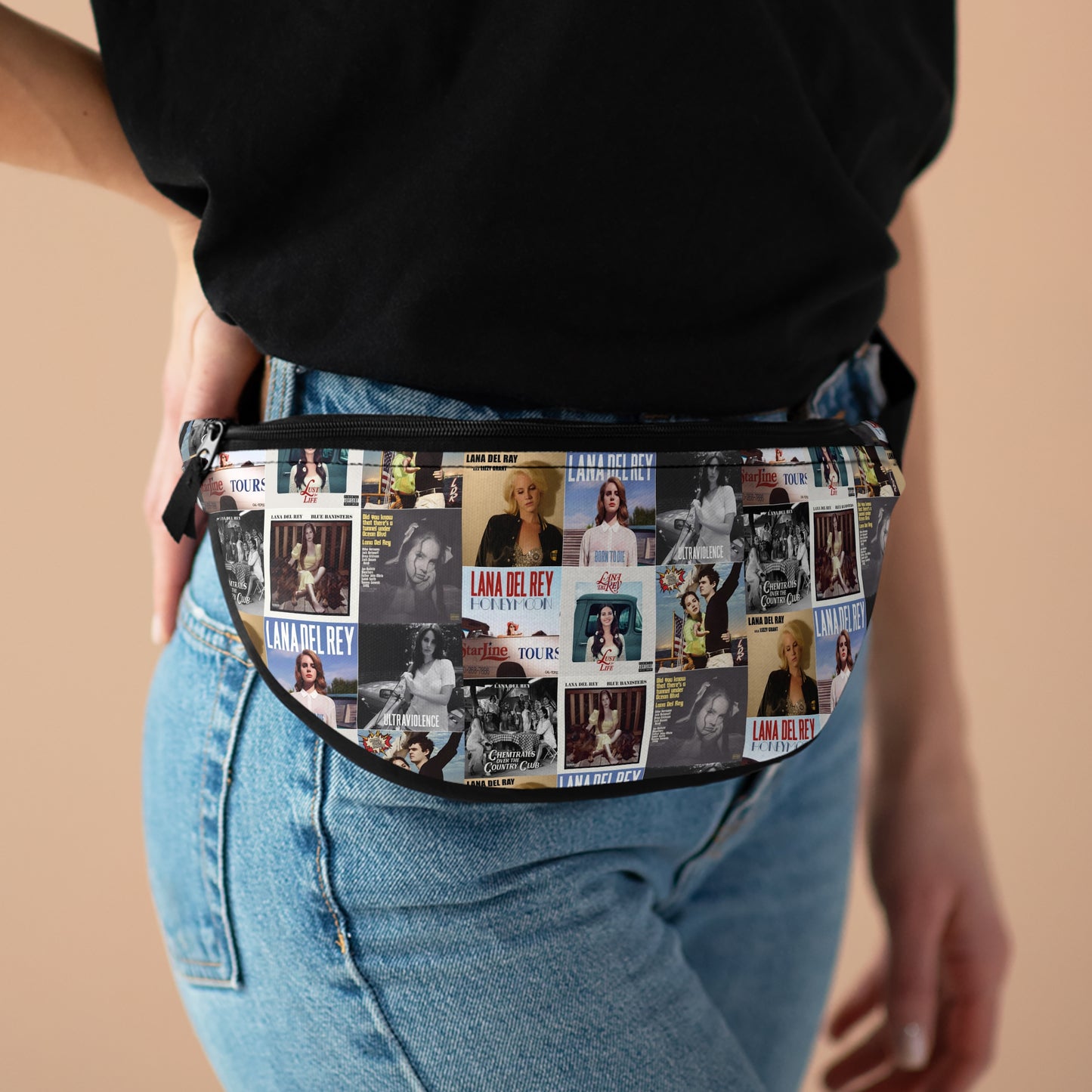 Lana Del Rey Album Cover Collage Fanny Pack