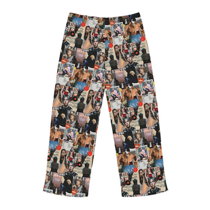 The Kid LAROI No Music No Life Collage Men's Pajama Pants