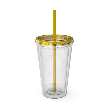 Lana Del Rey Vintage Artwork Sunsplash Tumbler with Straw