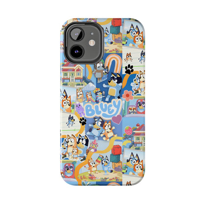 Bluey Playtime Collage Tough Phone Cases