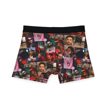 Post Malone Posty Love Photo Collage Men's Boxers